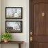 Set Of Two Amazing Grace Sunday Service Black Framed Wall Art