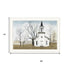 Set Of Two Amazing Grace Sunday Service White Framed Wall Art