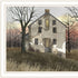 Set Of Two The Old Mill And A Road Home White Framed Wall Art