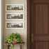 Set Of Four Billy Jacob's Four Seasons Homesteads White Framed Wall Art
