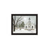 Set Of Two Sleigh Bells Ring Black Framed Wall Art