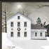 Set Of Two Silent Night Black Framed Wall Art
