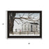 Set Of Two Life in the Countryside Winter Black Framed Wall Art
