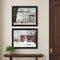Set Of Two Life in the Countryside Winter Black Framed Wall Art
