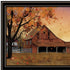 Set Of Two Apple Picking time And Sunflower Quilt Barn Black Framed Wall Art