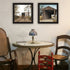 Set Of Two Headin' Home And Miller's Creek Bridge Black Framed Wall Art