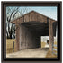 Set Of Two Headin' Home And Miller's Creek Bridge Black Framed Wall Art