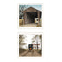 Set Of Two Headin' Home And Miller's Creek Bridge White Framed Wall Art