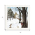 Set Of Two A Little Snow And Waiting for Spring White Framed Wall Art