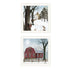 Set Of Two A Little Snow And Waiting for Spring White Framed Wall Art