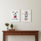 Set Of Two Are You Kidding ME? White Framed Wall Art