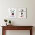 Set Of Two Are You Kidding ME? White Framed Wall Art