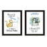 Set Of Two I have a Drinking Problem!! Black Framed Wall Art