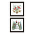 Set Of Two Friends Make the Season Merry Black Framed Wall Art