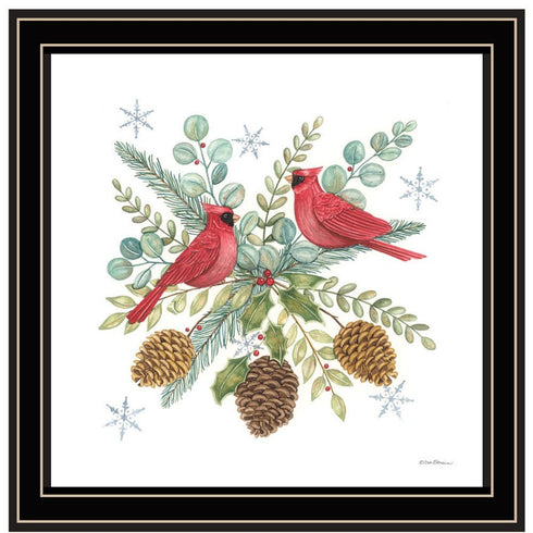Set Of Two Friends Make the Season Merry Black Framed Wall Art