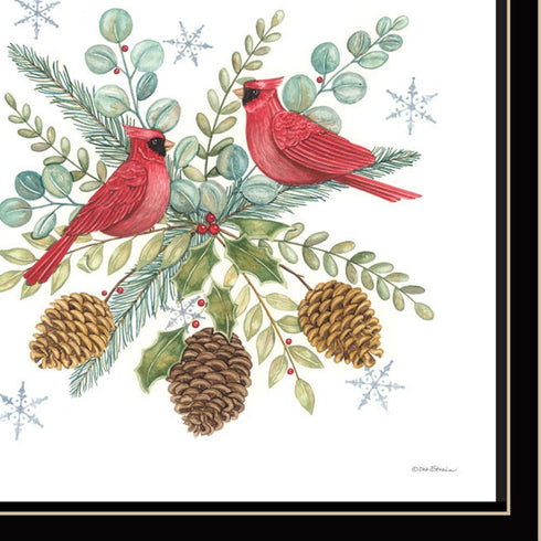 Set Of Two Friends Make the Season Merry Black Framed Wall Art