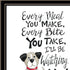 Set Of Two It's Called Furr-niture Isn't It? Black Framed Wall Art