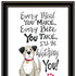 Set Of Two It's Called Furr-niture Isn't It? Black Framed Wall Art
