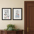 Set Of Two It's Called Furr-niture Isn't It? Black Framed Wall Art
