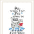 Set Of Two It's Called Furr-niture Isn't It? White Framed Wall Art