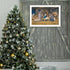 The Birth of Christ White Framed Wall Art