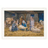 The Birth of Christ White Framed Wall Art
