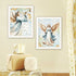 Set Of Two Angels We Have Heard on High White Framed Wall Art