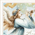Set Of Two Angels We Have Heard on High White Framed Wall Art