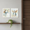Set Of Two Angels We Have Heard on High White Framed Wall Art