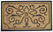 18" X 30" Beige and Black Rubber and Coir Outdoor Door Mat