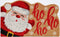 18" X 30" Beige and Red Coir Snowflake Outdoor Christmas Door Mat
