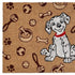 18" X 30" Beige and White Coir Dog Outdoor Door Mat
