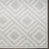 6' Gray Geometric Runner Rug