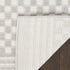 6' Gray Geometric Runner Rug