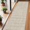 6' Beige Geometric Runner Rug