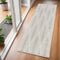 6' Gray Geometric Runner Rug