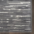 6' Gray Geometric Runner Rug