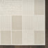 6' Ivory And Light Taupe Geometric Runner Rug