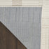 6' Beige And Ivory Geometric Runner Rug