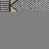 6' Ivory Tan And Black Geometric Runner Rug