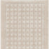6' Beige Geometric Runner Rug