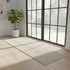 6' Beige Geometric Runner Rug