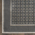 6' Gray Black And Taupe Geometric Runner Rug