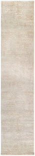6' Ivory Abstract Runner Rug