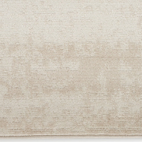 6' Ivory Abstract Runner Rug