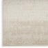 6' Ivory Abstract Runner Rug