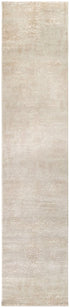 6' Ivory Abstract Runner Rug