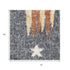 8' Blue Power Loom Runner Rug