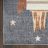 8' Blue Power Loom Runner Rug