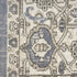 6' Blue Floral Power Loom Runner Rug